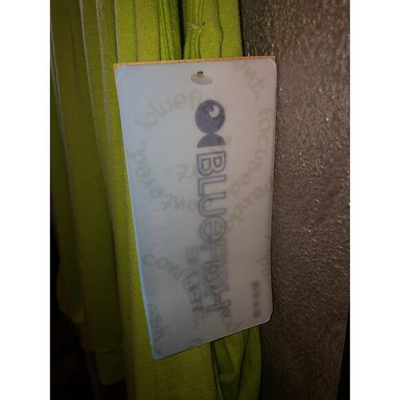 Bluefish Sport Desire Sporty Athletic GorpCore Green Apple Zipper Vest Top M/L - Picture 5 of 9